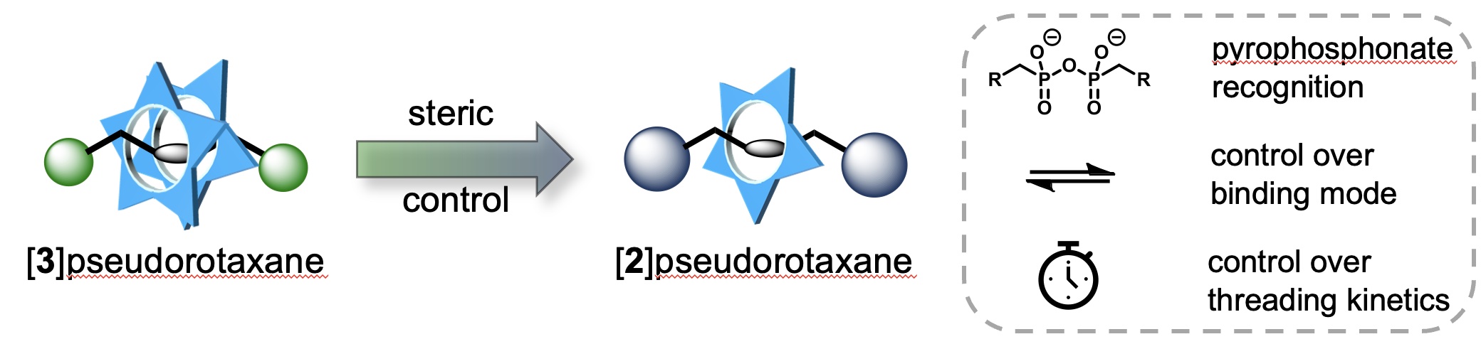 Steric Control over the Threading of Pyrophosphonates with One or Two Cyanostar Macrocycles during Pseudorotaxane Formation